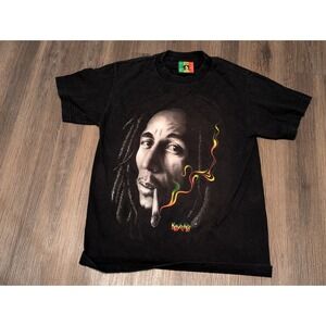 Vintage Bob Marley‎ T Shirt Mens Small Jamaica Collection Reggae KAYA Graphic